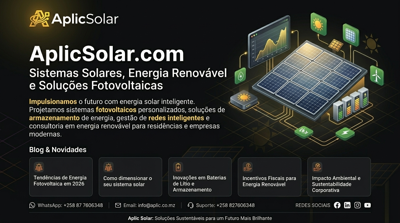 Desenvolvendo o Futuro Sustentável em Moçambique com Energias Renováveis